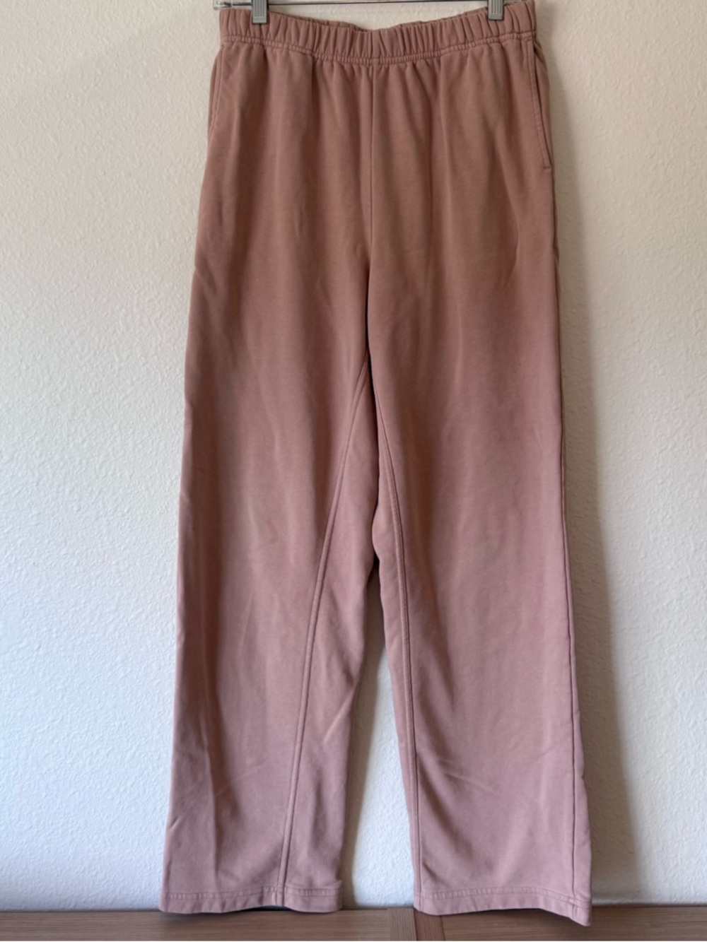 Fabletics Dusty Rose Wide Leg Sweatpants